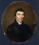 William Roos Portrait in oils of Welsh preacher John Elias France oil painting artist
